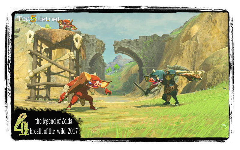 the legend of Zelda : breath of the wild 2017